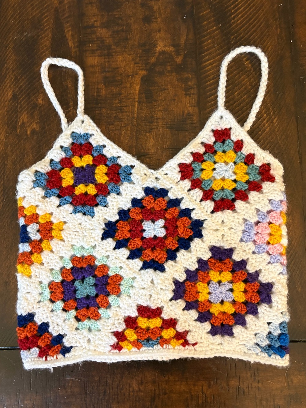 Cute Handmade Crocheted Tanktop in Size XS